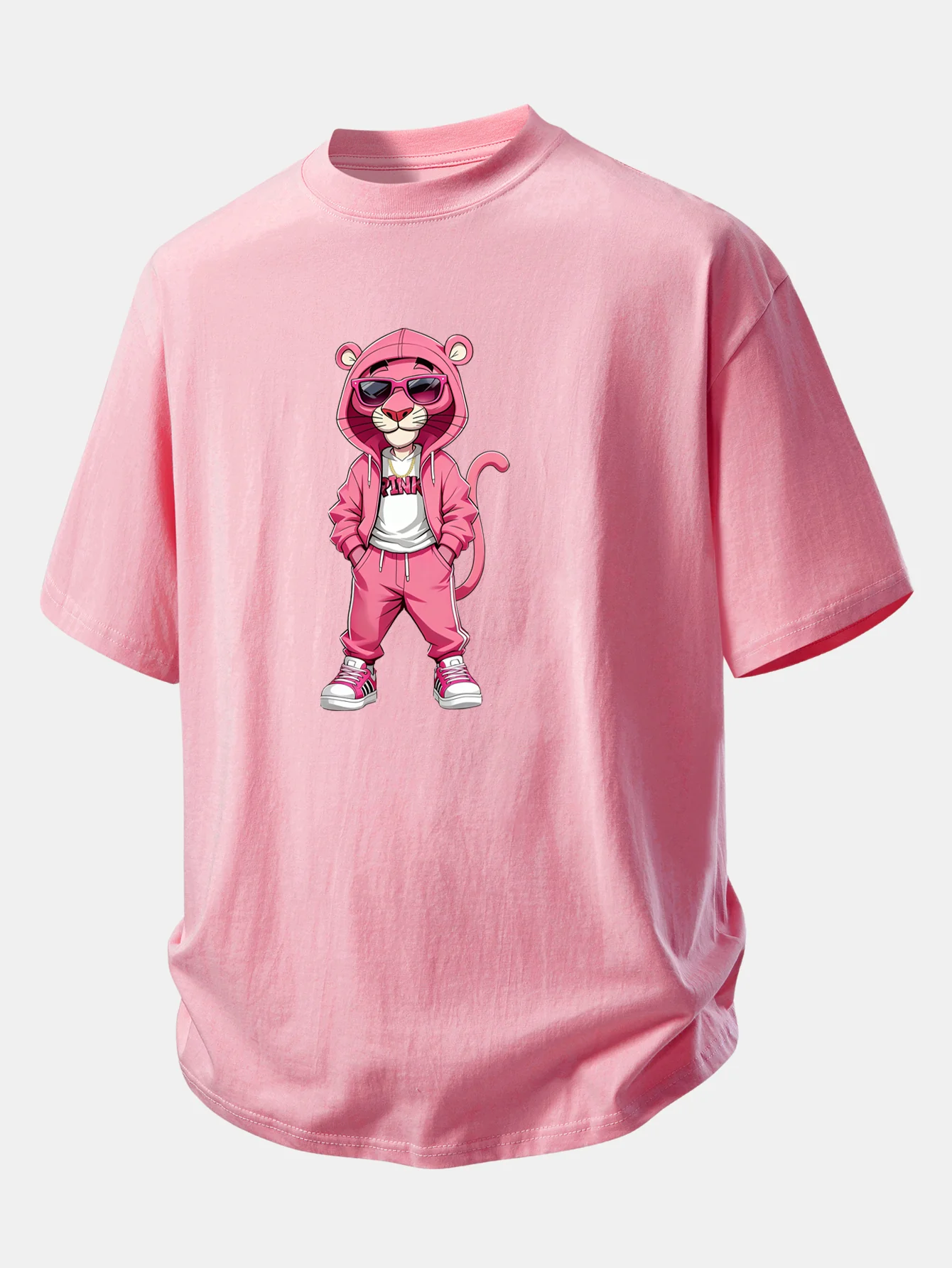 T-shirt à ourlet arc en jacquard en promotion